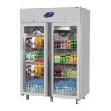 CSA 2 Cam Kapılı Dik Tip Derin Dondurucu 140x71x207 Cm 1200 L CS.DBLK.1200.C - 1