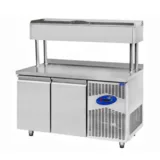 CSA 2 Kapılı Make Up Buzdolabı Yükseltilmiş  281 Litre 141x70x137 Cm CS.TEZ.2.700.YM - 1