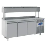 CSA 3 Kapılı Make Up Buzdolabı Yükseltilmiş  188x70x137 cm CS.TEK.3.700.YM - 1
