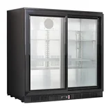 CSA Bar Arkası Şişe Soğutucu 2 Sürgü Kapılı 92x50x91 cm CS.B.250.SK - 1