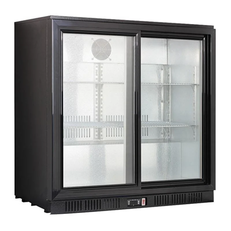 CSA Bar Arkası Şişe Soğutucu 2 Sürgü Kapılı 92x50x91 cm CS.B.250.SK
