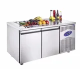 CSA 2 Kapılı Havuzsuz Saladbar 2 Küvetli 141x70x85 Cm CS.TEZ.2.700.SH - 1