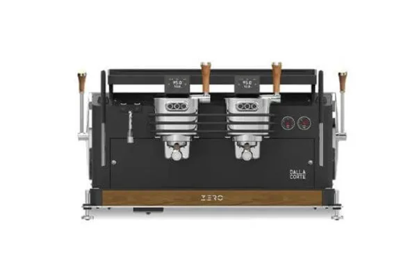 Dalla Corte 2 Gruplu Barista 7.5 Litre Espresso Kahve Makinesi Siyah-Ceviz ZERO-2-DN