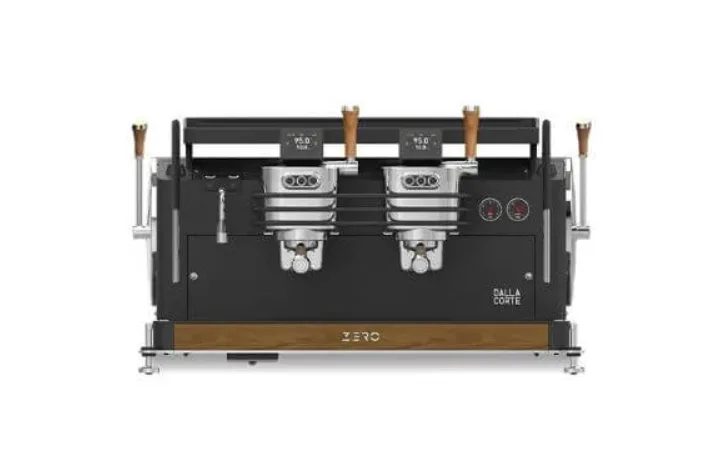 Dalla Corte 2 Gruplu Barista 7.5 Litre Espresso Kahve Makinesi Siyah-Ceviz ZERO-2-DN