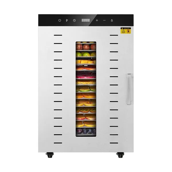 Dalle 16 Tepsi Paslanmaz Çelik Meyve Kurutma Makinesi SS-16H