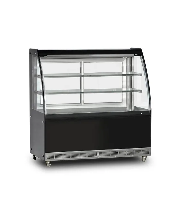 Dampak Isıtmalı Bombe Camlı Teşhir Dolabı 160x70x130cm 22P0F6B-SC