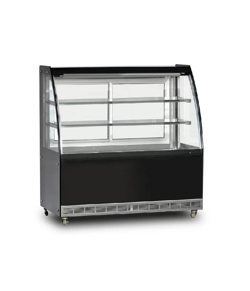 Dampak Isıtmalı Bombe Camlı Teşhir Dolabı 160x70x130cm 22P0F6B-SC