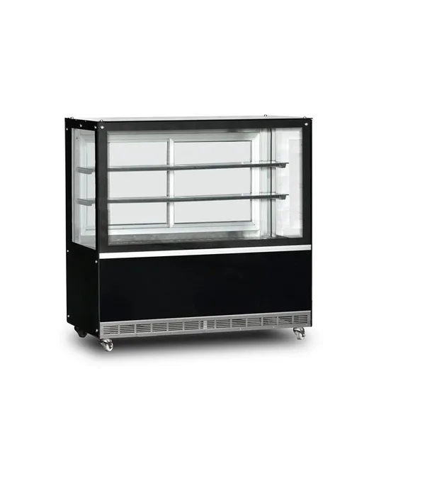 Dampak Isıtmalı Düz Camlı Teşhir Dolabı 160x70x130cm 22P0F6D-SC