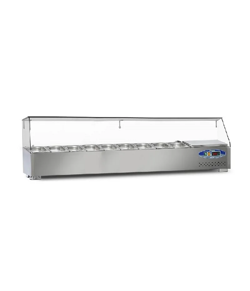 Dampak Soğutmalı Set Üstü Saladbar 10 Küvetli 22SBS10-20