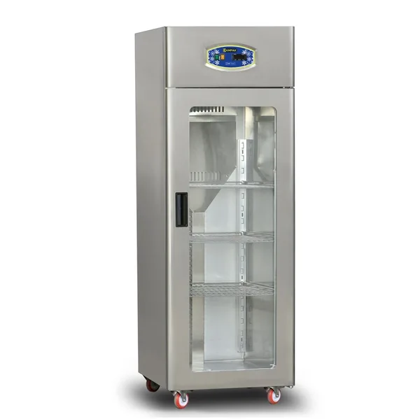 Dampak Tek Cam Kapılı Dik Tip Buzdolabı 69x82x210 22DBF1C-GN