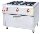DRN 2 Li Kuzine 2 Ocak 1 Fırın Gazlı ve Lpg Li 100x64x85 Cm DRNKU-1060 - 1
