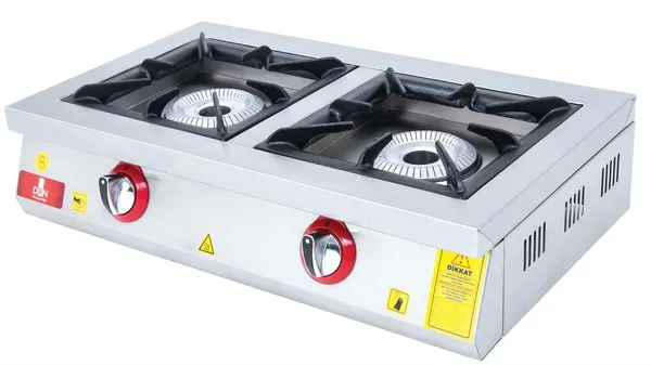 DRN 2 Li Set Üstü Ocak Gazlı ve Lpg Li 80x49x20 Cm DRNLOS-2