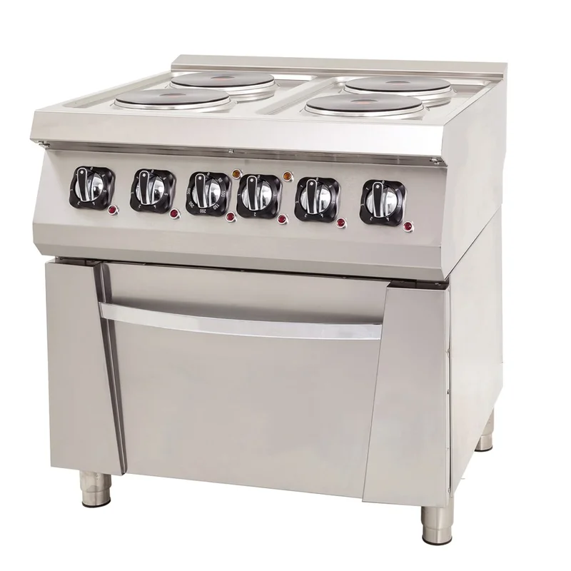DRN 4 Lü Elektrikli Kuzine 4 Ocak 1 Fırın 80x73x85 Cm DRNEK-8070
