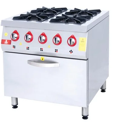 DRN 4 Lü Kuzine 4 Ocak 1 Fırın Gazlı ve Lpg Li 80x84x85 Cm DRNKU-8080