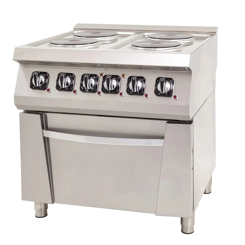 DRN 6 Lı Elektrikli Kuzine 6 Ocak 1 Fırın 120x73x85 Cm DRNEK-1270