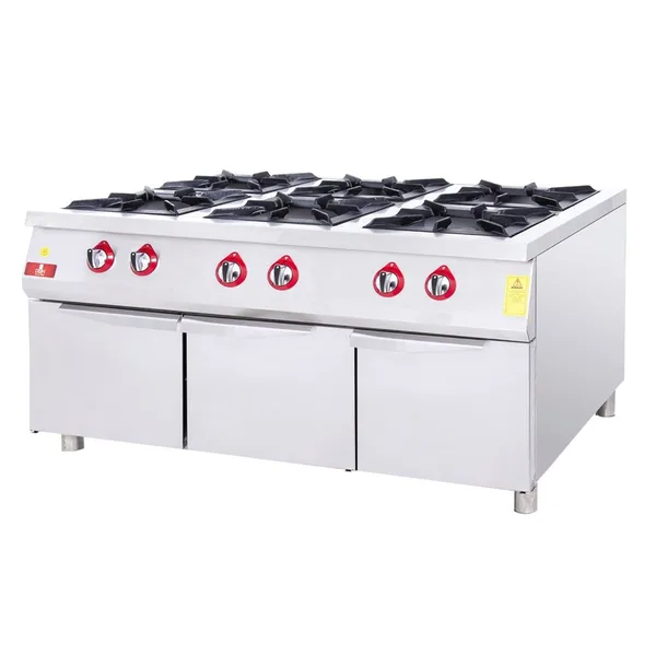 DRN 6 Lı Ocak Alt Dolaplı Gazlı ve Lpg Li 100x104x85 Cm DRNDO-1290