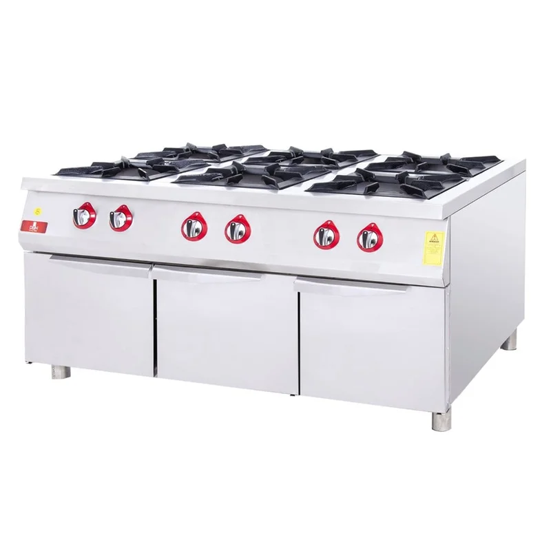 DRN 6 Lı Ocak Alt Dolaplı Gazlı ve Lpg Li 100x104x85 Cm DRNDO-1290
