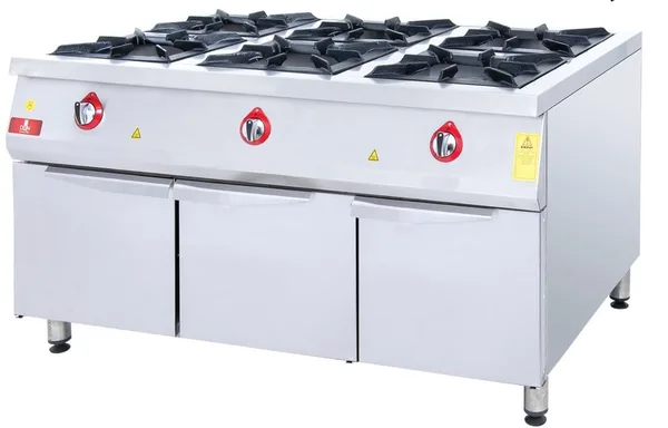 DRN 6 Lı Ocak Alt Dolaplı Gazlı ve Lpg Li 150x104x85 Cm DRNDO-1510