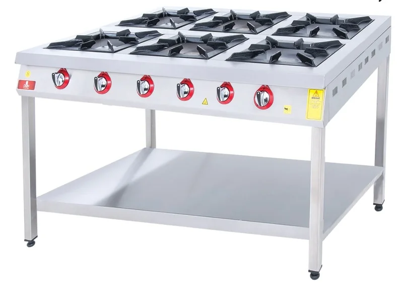 DRN 6 Lı Taban Raflı Ocak Gazlı ve Lpg Li 150x104x85 Cm DRNKF-1510