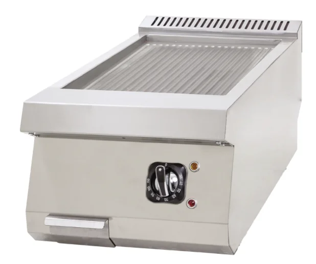DRN Elektrikli Oluklu Pleyt Izgara Set Üstü 80x73x30 cm DRNEI-4070N