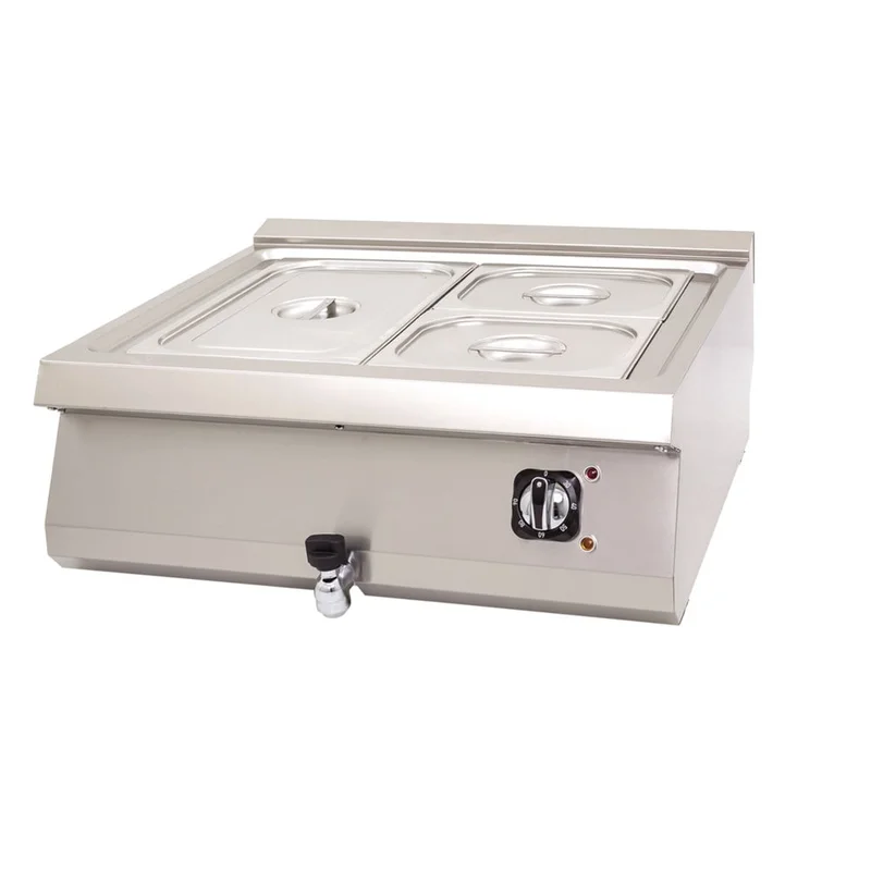 DRN Elektrikli Sos Benmari Set Üstü 80x63x30 cm DRNSBE-8060