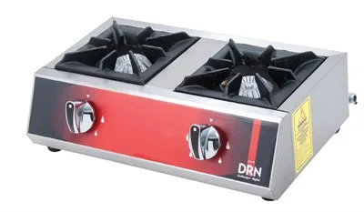DRN 2 Li Mini Ocak Set Üstü Gazlı ve Lpg Li 50x30x16 Cm DRNMO-2