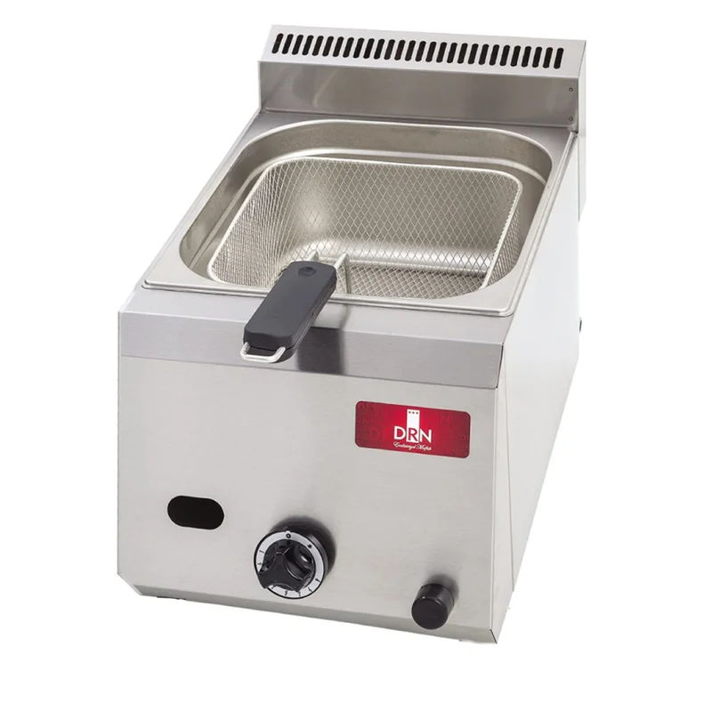 DRN Gazlı 8 Litre Fritöz Ekonomik 33x54x37 cm DRNFRTG-8