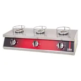 DRN 3 Lü Künefe Ocağı Gazlı ve Lpg Li 75x30x21 Cm DRNKNF-3 - 1
