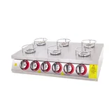 DRN 6 Lı Künefe Ocağı Gazlı ve Lpg Li 75x55x21 Cm DRNKNF-6 - 1