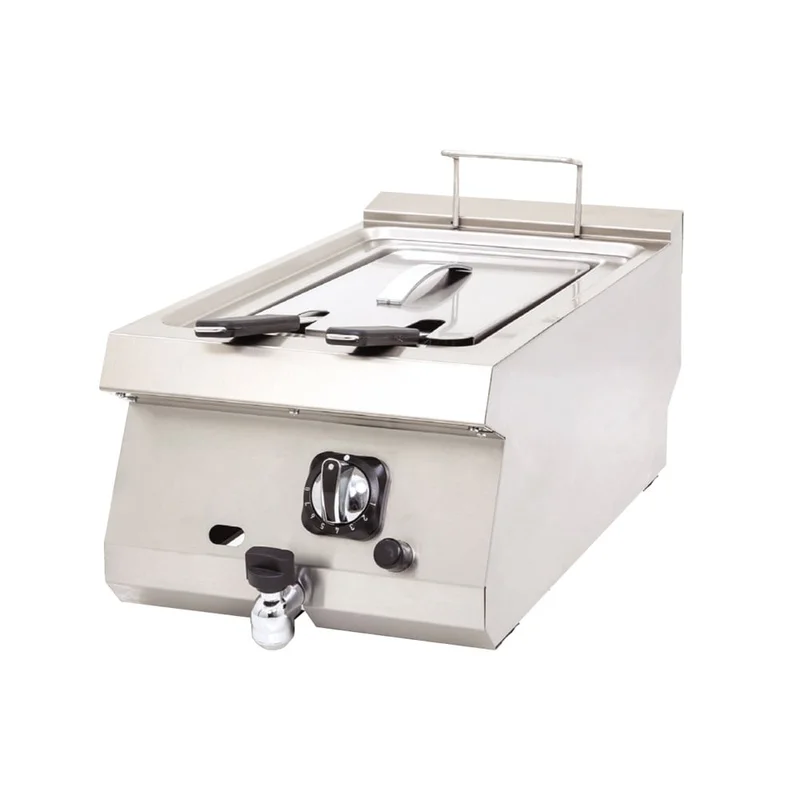 DRN 9 Litre Fritöz Gazlı Set Üstü 40x73x30 cm DRNGF-4070