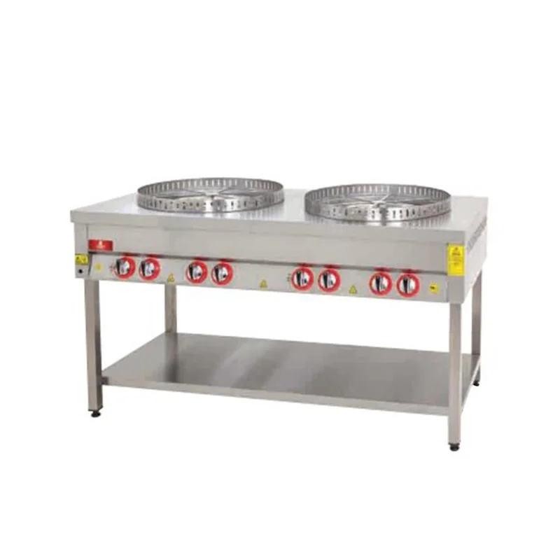 DRN Gazlı Su Böreği Ocağı 2'li Alt Dolaplı 150x70x90 cm DRNSBD-2