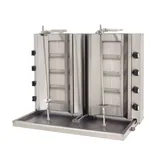 DRN Sabit Gazlı Döner Ocağı 8 Radyanlı Çiftli Gazlı ve Lpg Li 110x70x90 Cm DRNDSCG-8 - 1