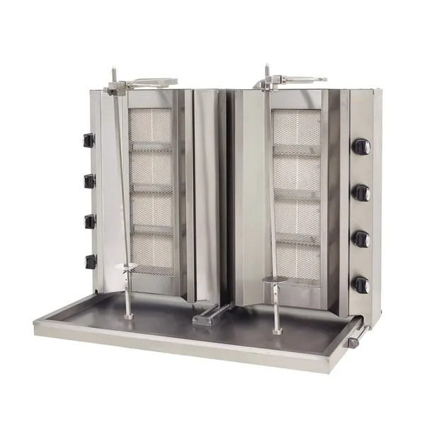 DRN Sabit Gazlı Döner Ocağı 8 Radyanlı Çiftli Gazlı ve Lpg Li 110x70x90 Cm DRNDSCG-8