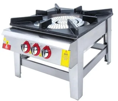 DRN Üç Yanışlı Yer Ocağı Gazlı ve Lpg Li 70x80x55 Cm DRNKS-7073