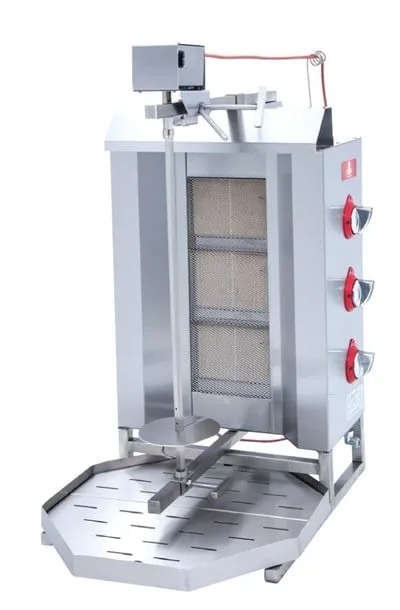 DRN 3 Radyanlı Üstten Motorlu Döner Ocağı Gazlı ve Lpg Li DRNDUG-3
