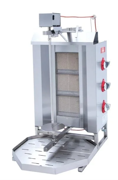 DRN 3 Radyanlı Üstten Motorlu Döner Ocağı Gazlı ve Lpg Li DRNDUG-3