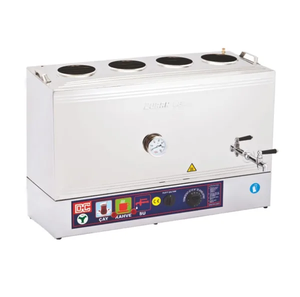 Duran Çelik Çay Kazanı 4 Demlikli 74 Litre Elektrikli DÇ024