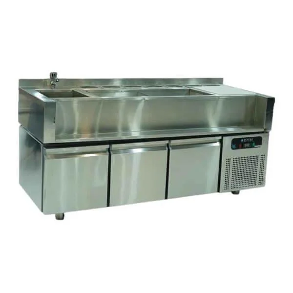 Ekofan Buzdolaplı Kokteyl İstasyonu, 4 Çekmeceli, 400 W, 233 Cm EKF-KTB- 4