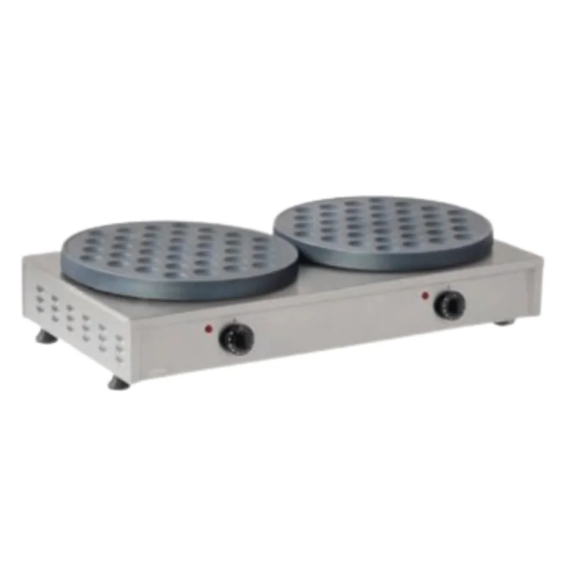 Omake Elektrikli Teflonlu Pankek Makinesi 2'li Elektrikli 28,5kg Omk.PNK04.E21.0037.Z5F