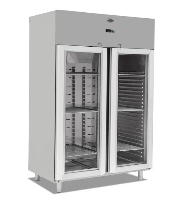 Empero 2 Cam Kapılı Dik Tip Buzdolabı 140x80x205 Cm EMP.140.80.03-CLS