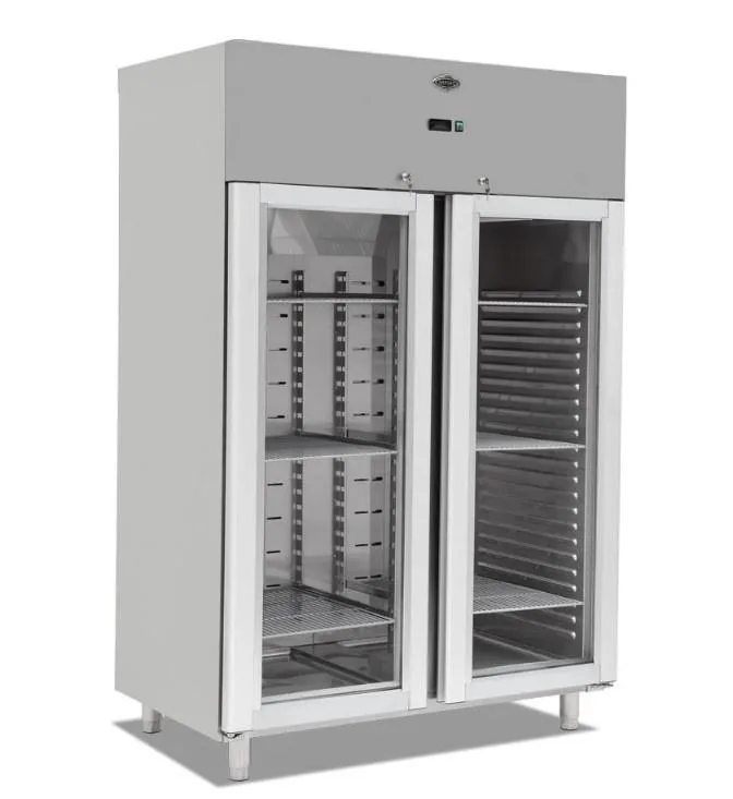 Empero 2 Cam Kapılı Dik Tip Buzdolabı 140x80x205 Cm EMP.140.80.03-CLS