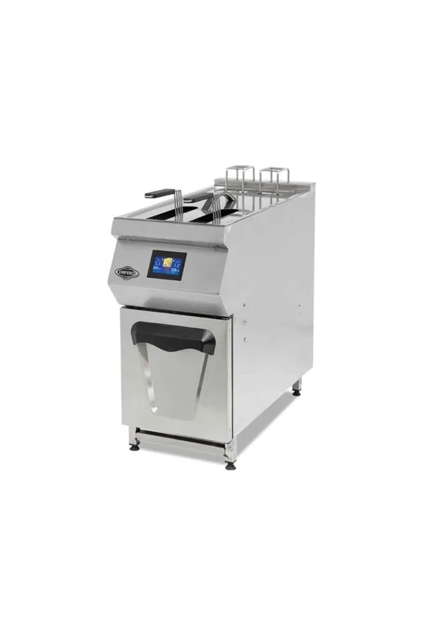 Empero Asansörlü Yağ Filtreli Hızlı Pişirme Fritözü Elektrikli 25 Litre Dijital 40x90x85 cm EMP.PLS.ODFE.010