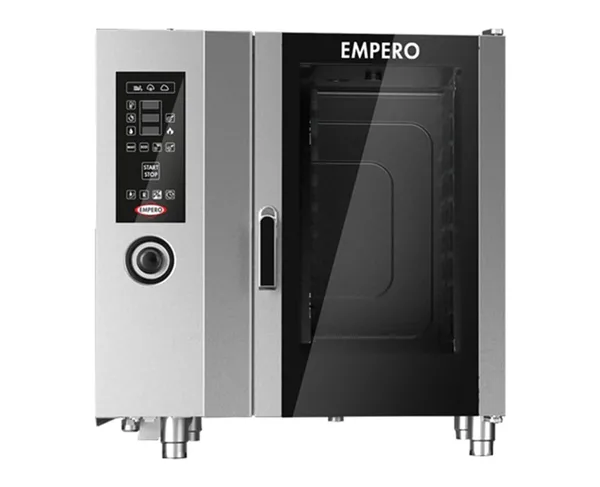 Empero Gazlı Kombi Fırın 10 GN 1/1 Kapasiteli Dijital Kombi Fırın EMPCBG10