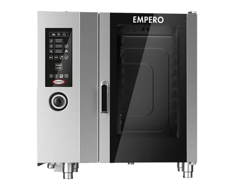 Empero Gazlı Kombi Fırın 10 GN 1/1 Kapasiteli Dijital Kombi Fırın EMPCBG10
