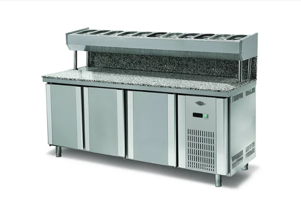 Empero Granitli Pizza Hazırlık Dolabı 3 Kapılı 200x80x85 cm EMP.200.80.01-PSYG