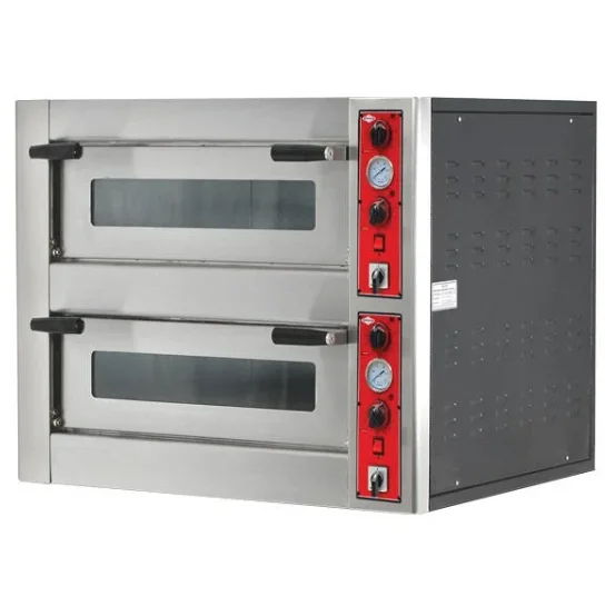 Empero Pizza Fırını Çift Katlı Elektrikli 18 Pizza Kapasiteli 18x30cm EMP.9+9