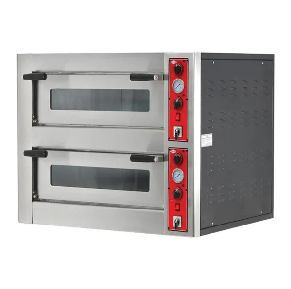 Empero Pizza Fırını Çift Katlı Elektrikli 8 Pizza Kapasiteli 8x25cm EMP.4+4