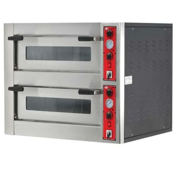 Empero Pizza Fırını Çift Katlı Elektrikli 8 Pizza Kapasiteli 8x30cm EMP.5+5