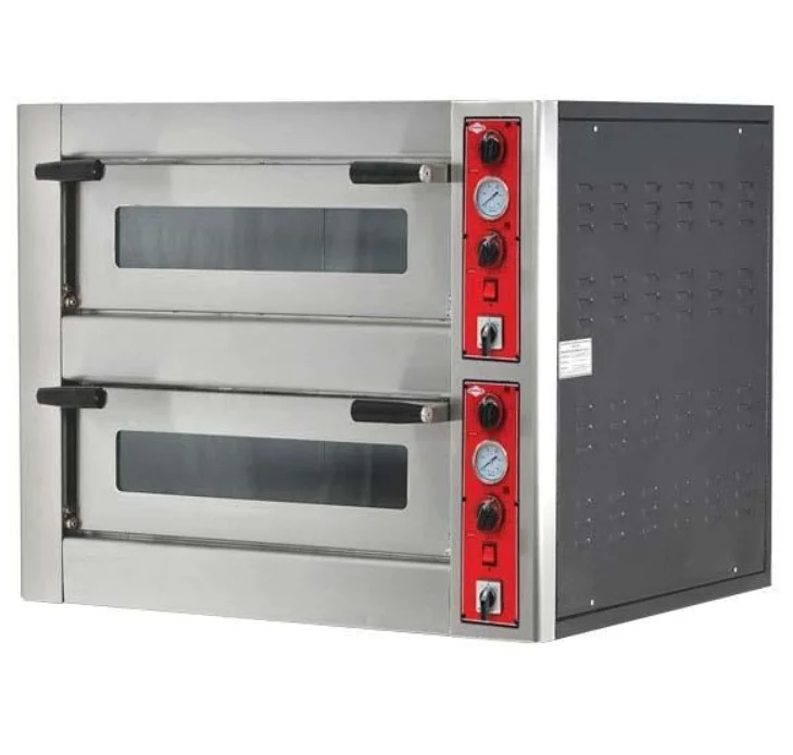 Empero Pizza Fırını Çift Katlı Elektrikli 8 Pizza Kapasiteli 8x30cm EMP.5+5