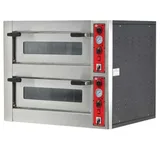 Empero Pizza Fırını Çift Katlı Elektrikli 12 Pizza Kapasiteli 12x30cm EMP.6+6 - 1